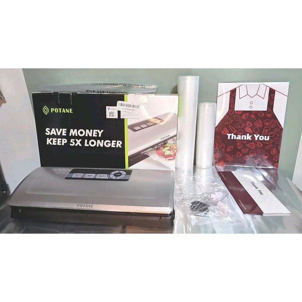 Vacuum Food Sealer 8-in-1 Easy Presets Open Box